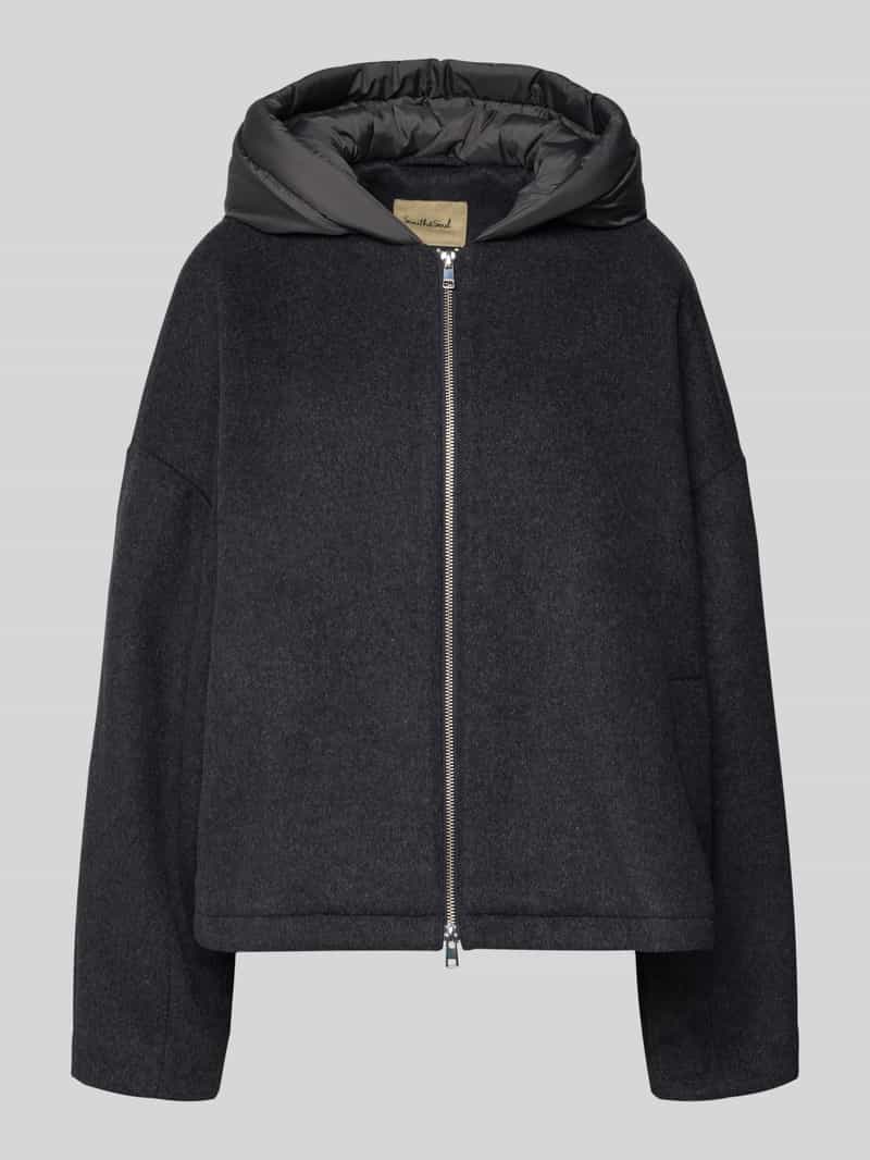 Smith and Soul Relaxed fit jack met tweewegsritssluiting