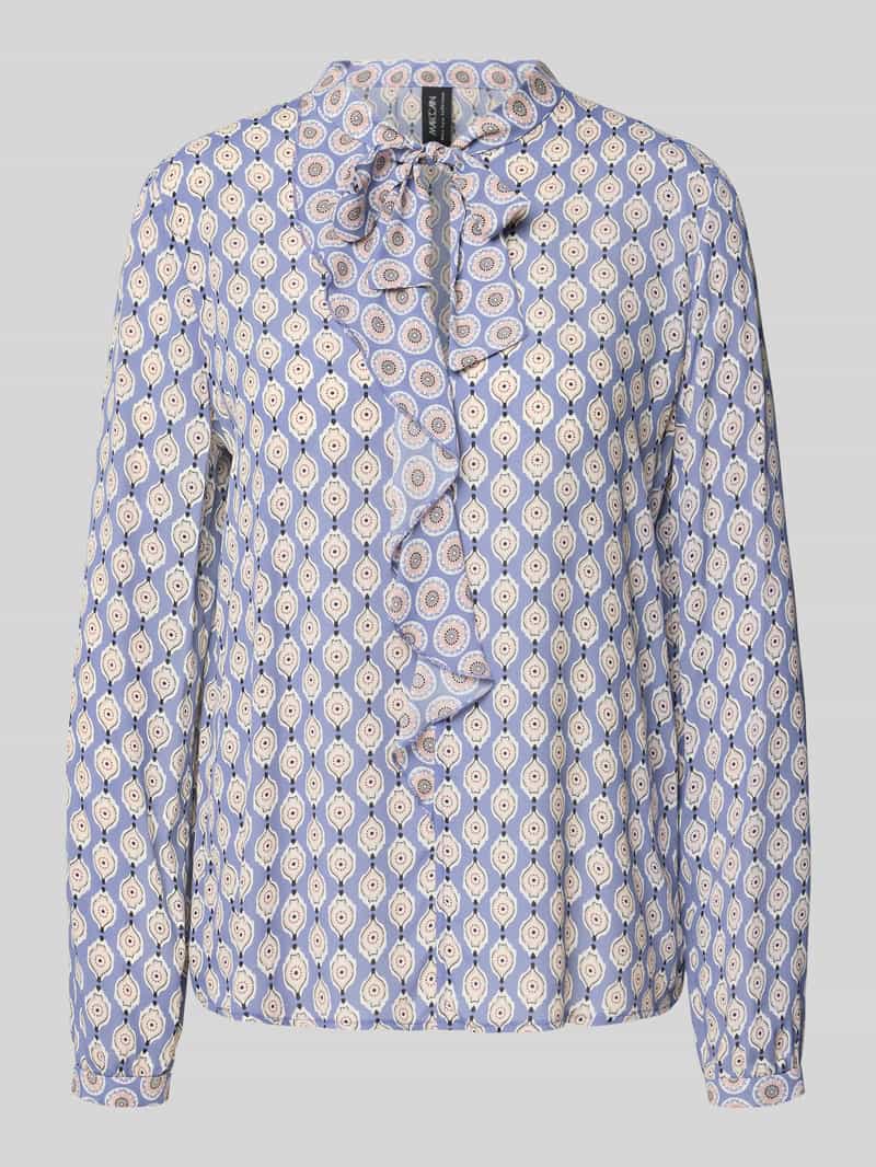 Marc Cain Regular fit blouse met all-over motiefprint
