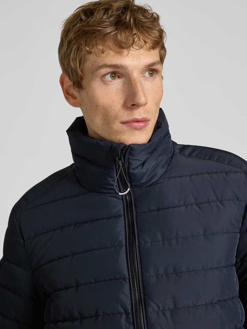 Superdry Gewatteerd jack met opstaande kraag model 'Fuji'