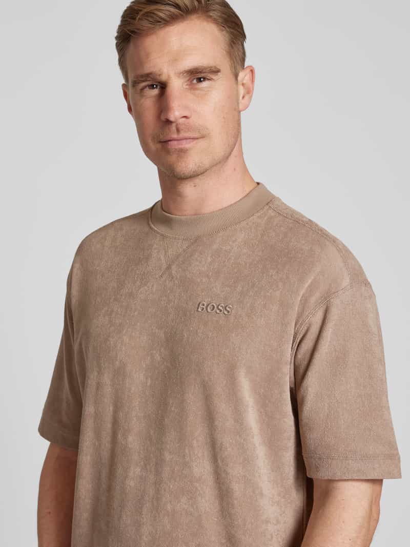 Boss Orange T-shirt met labelstitching