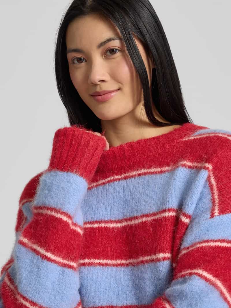 Samsøe Oversized gebreide pullover met ronde hals model 'JEANNE'