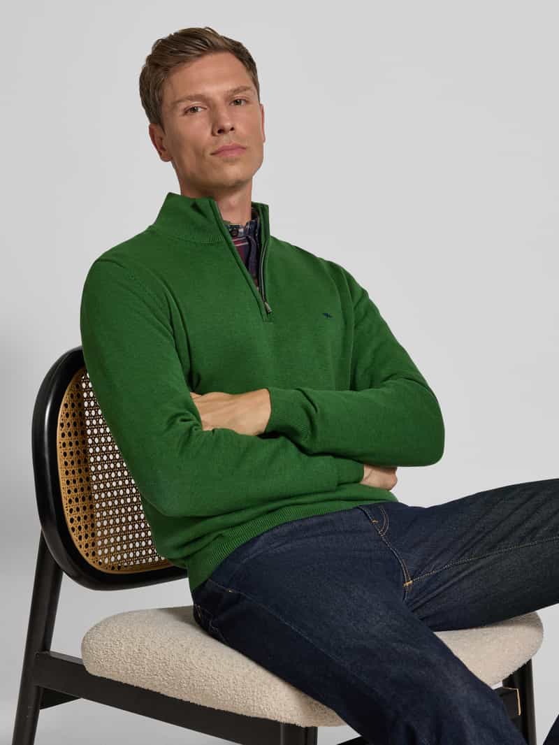 FYNCH-HATTON Gebreide pullover met schipperskraag