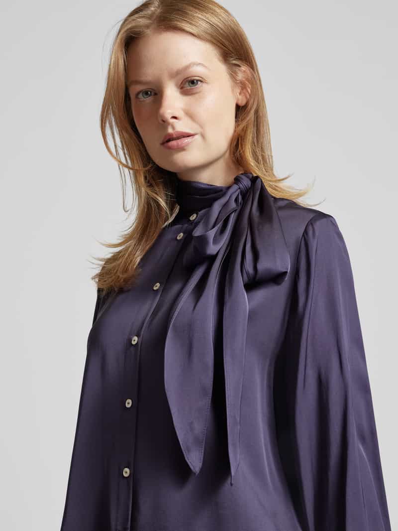 Emily Van den Bergh Regular fit blouse met doorknoopsluiting