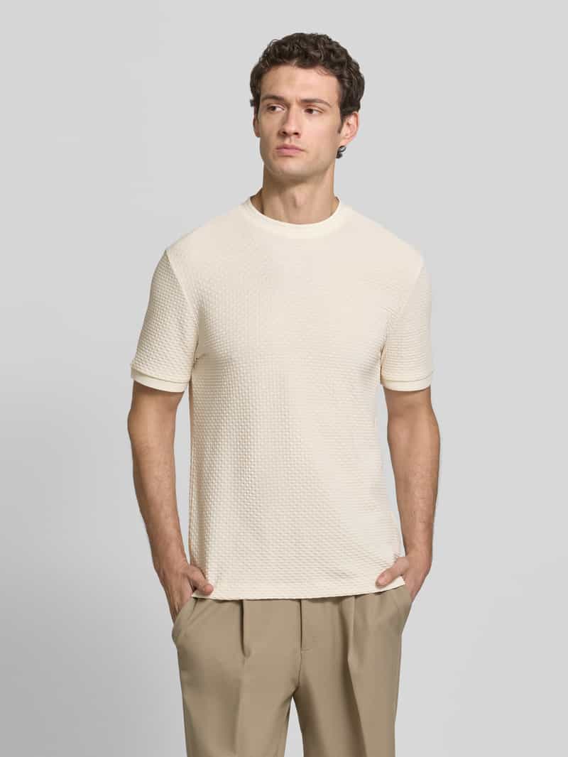 Boss Regular fit t-shirt van puur katoen model 'H-thompson 82'