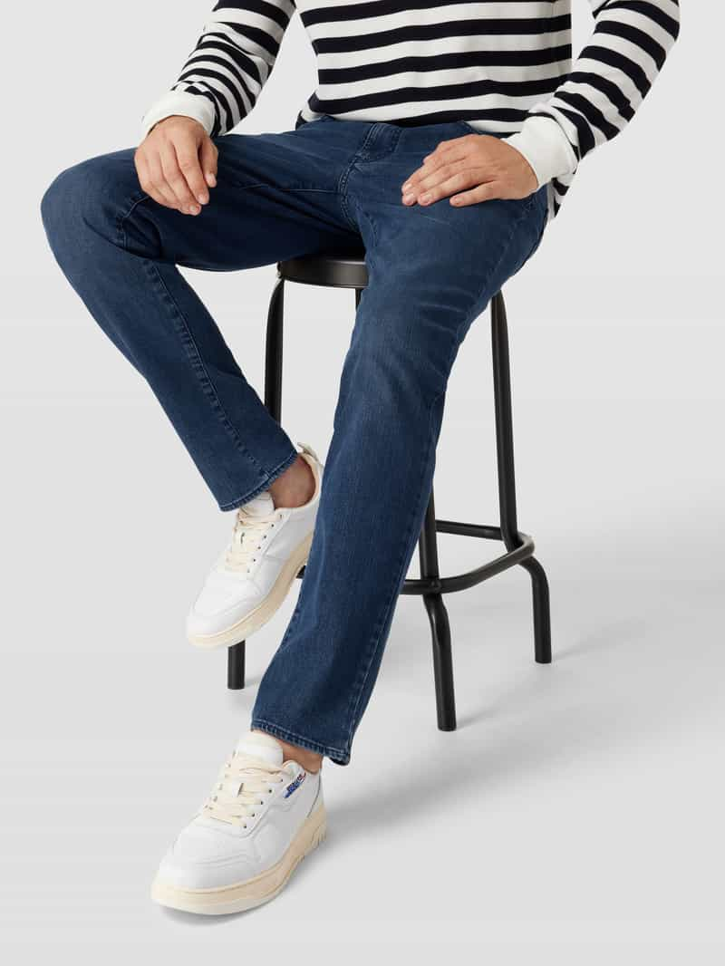 BRAX Straight fit jeans met labeldetail model 'CADIZ'