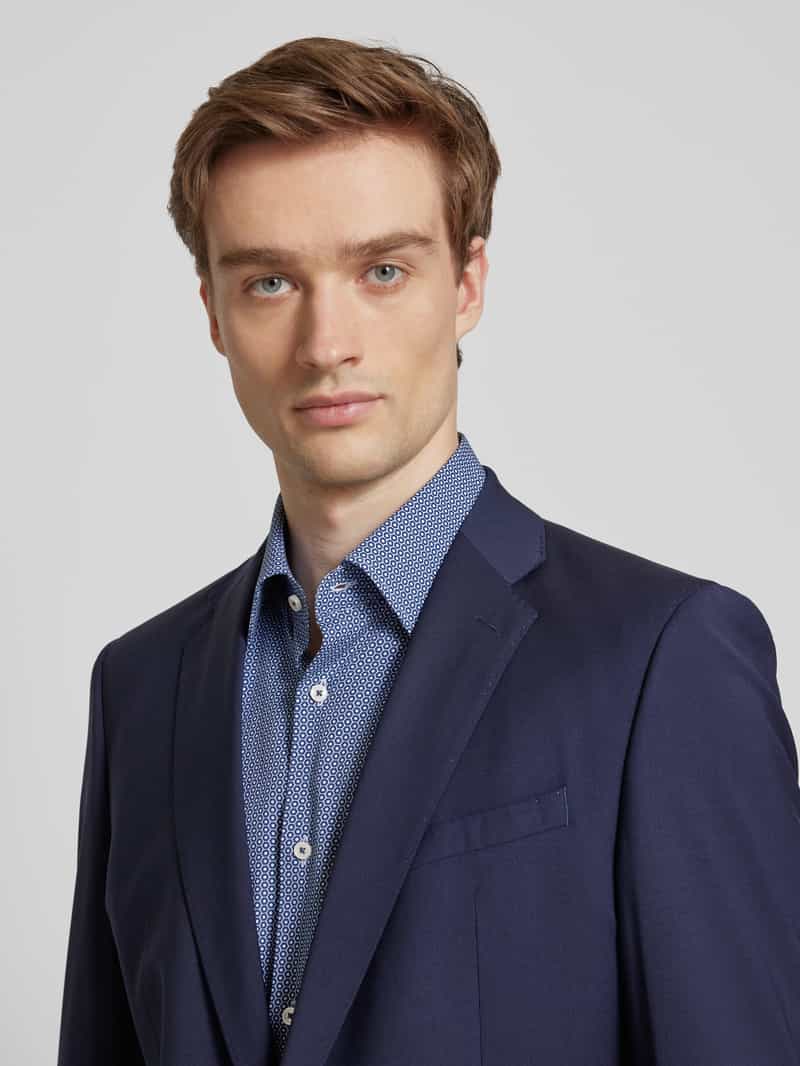 Boss Slim fit zakelijk overhemd met kentkraag model 'Hank'