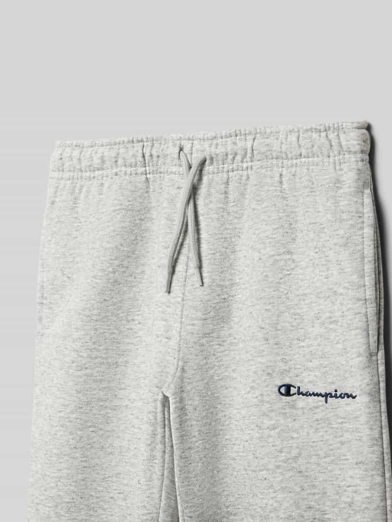Champion Straight leg sweatpants met labelstitching