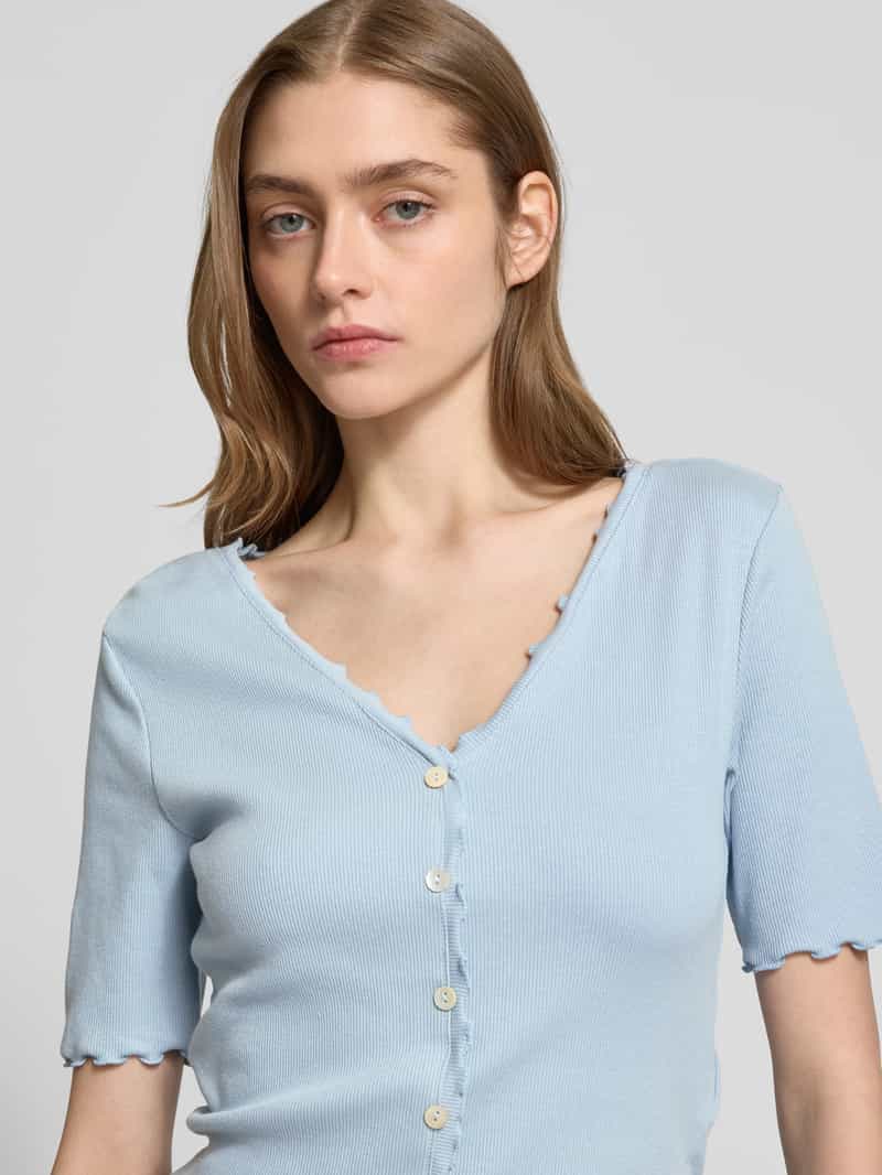 Only Slim fit T-shirts van katoenmix model 'LAILA'