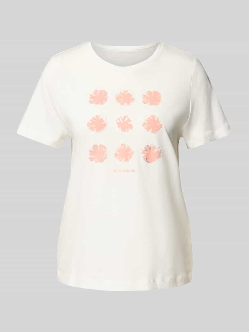 Tom Tailor Regular fit T-shirt van puur katoen
