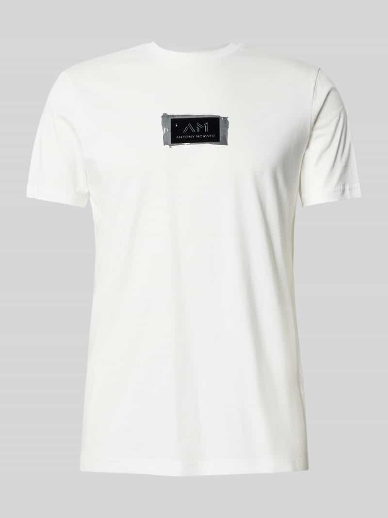 Antony Morato T-shirt met labelprint