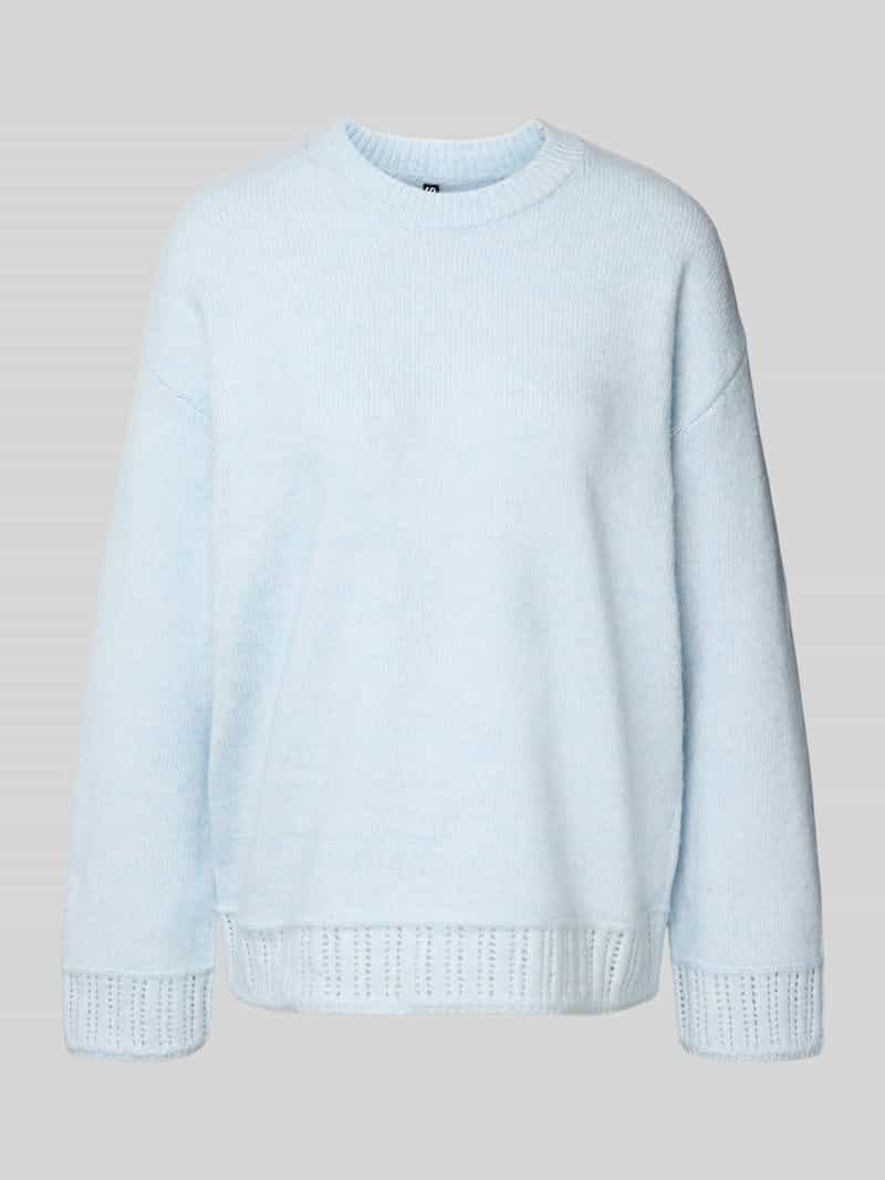 Pieces Oversized gebreide pullover met ronde hals model 'ORLY'