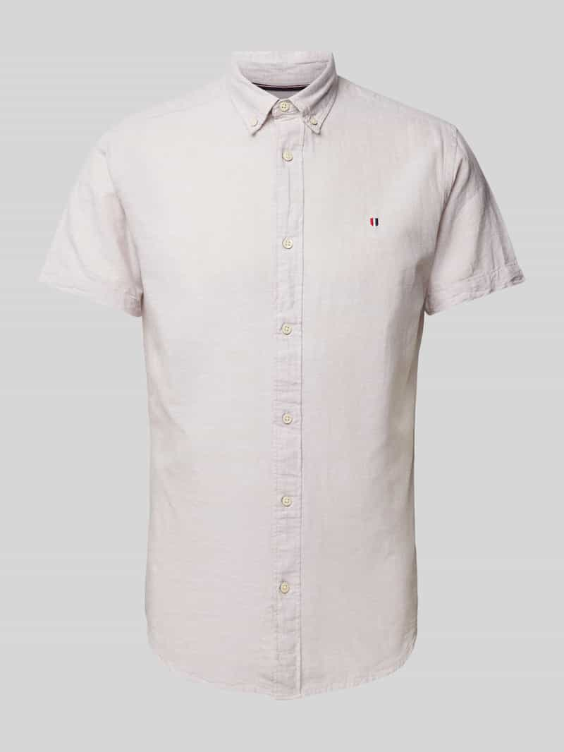 Jack & Jones Premium Slim fit vrijetijdsoverhemd in gemêleerde look, model 'SUMMER'