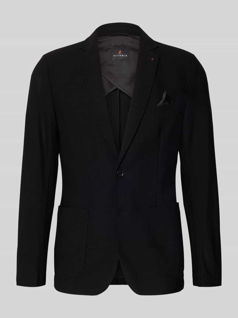 regular fit colbert met structuurpatroon model 'Bob'