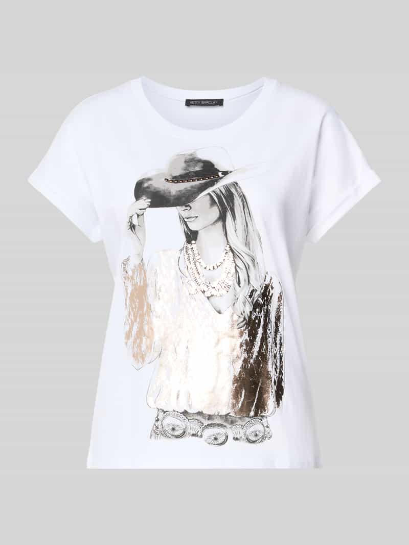Betty Barclay Regular fit T-shirt met motiefprint model 'Juli'