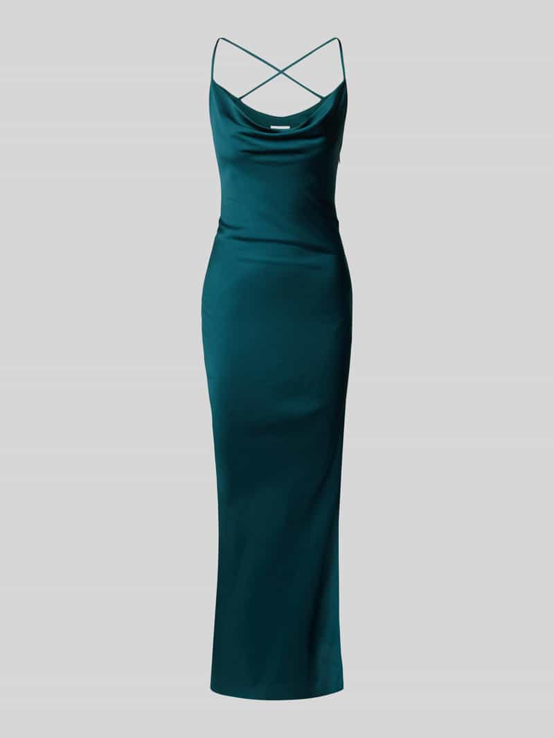 Jake*s Cocktail Maxi-jurk met cascadehals