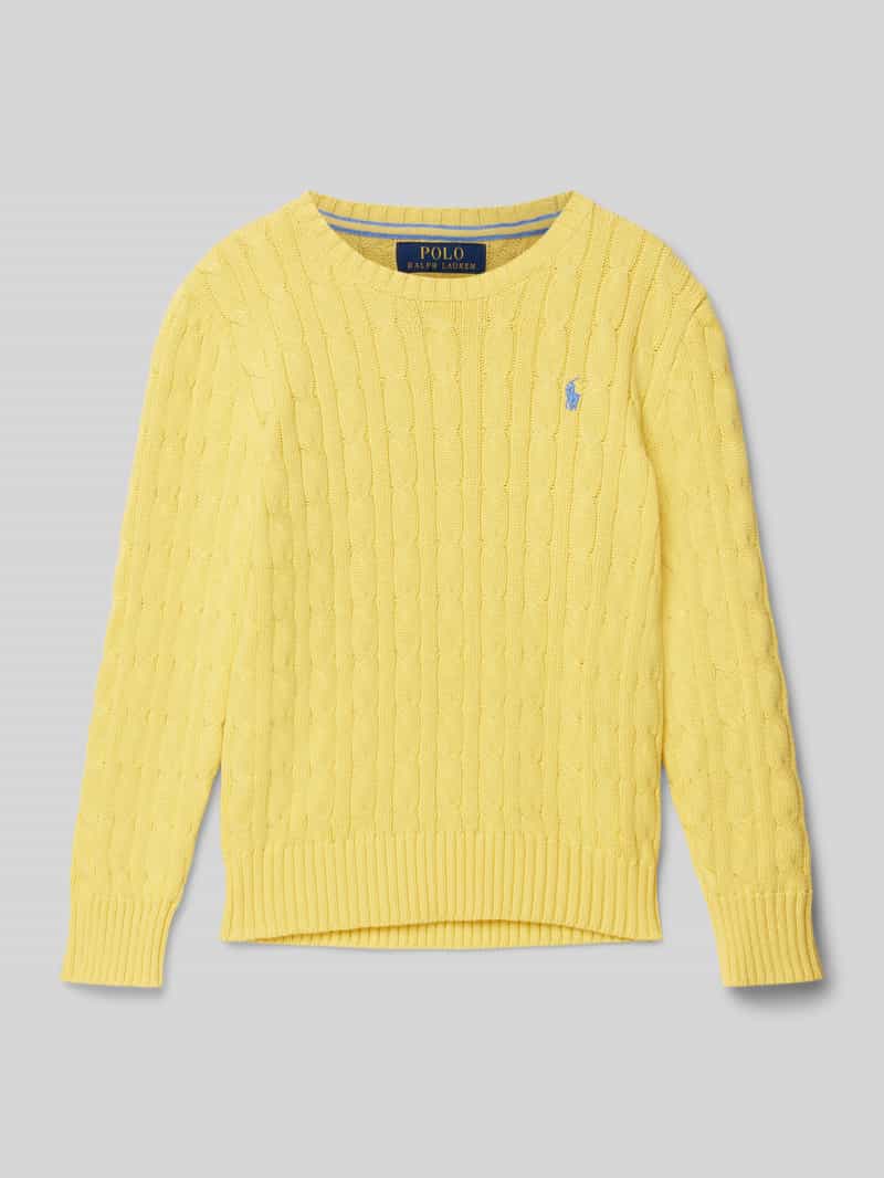 Polo Ralph Lauren Teens Gebreide pullover met kabelpatroon
