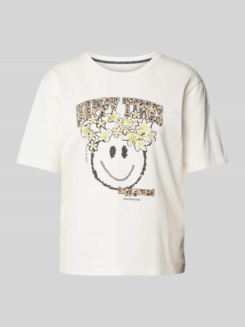 Marc Cain T-shirt met motiefprint