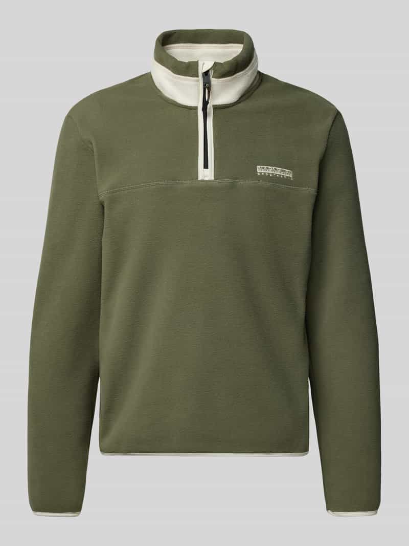 Napapijri Sweatshirt met labelstitching model 'DERGANA'
