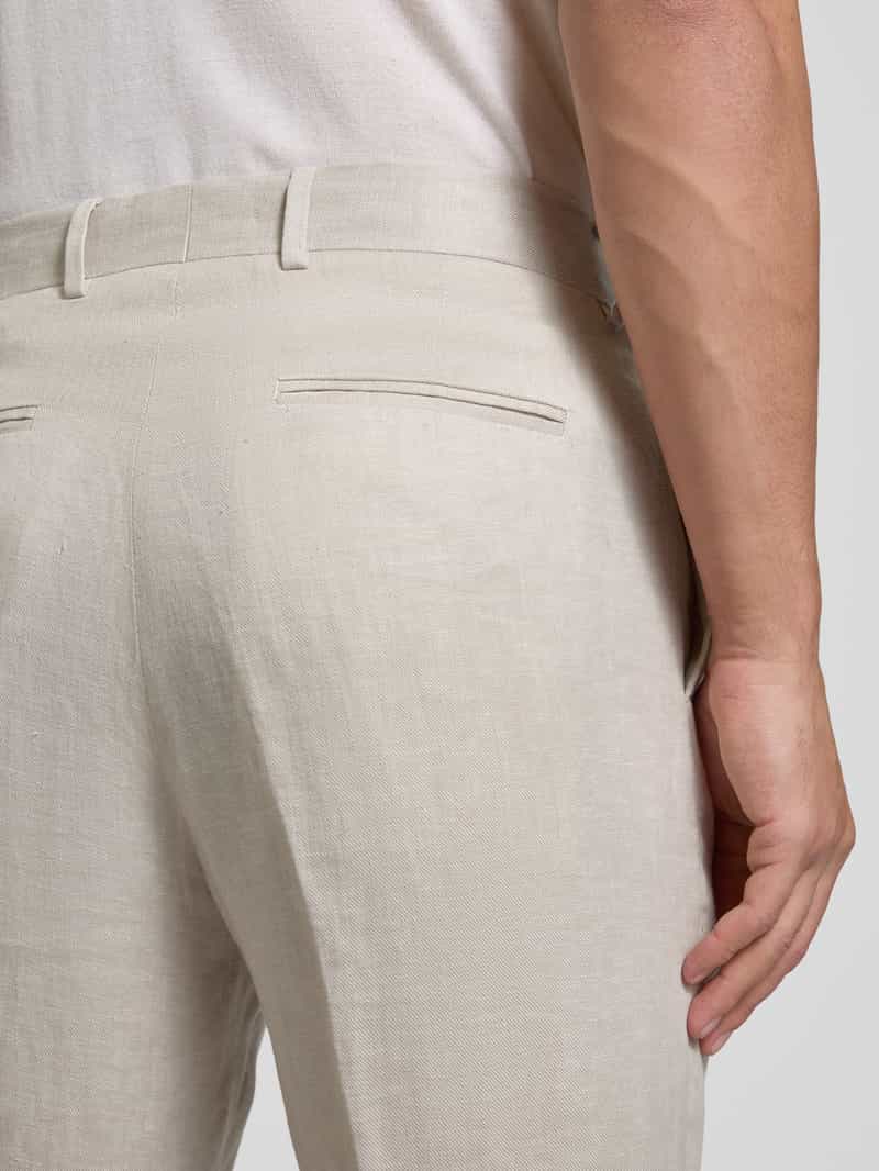 Selected Homme Stoffen broek met persplooien