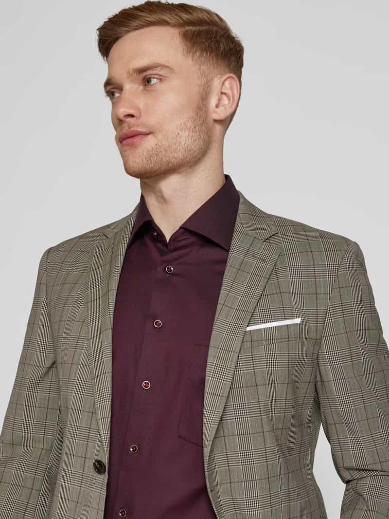 Eterna Modern fit zakelijk overhemd met kentkraag