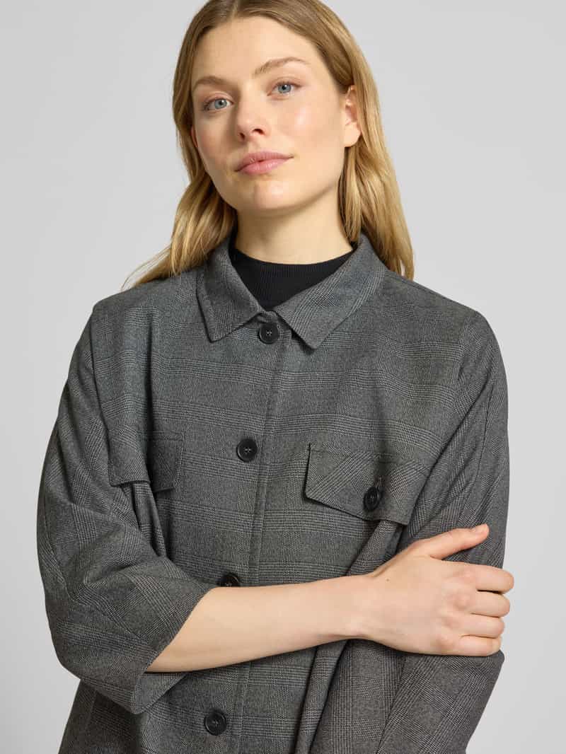 MORE & MORE Relaxed fit blazer met knoopsluiting en 3 4-mouwen