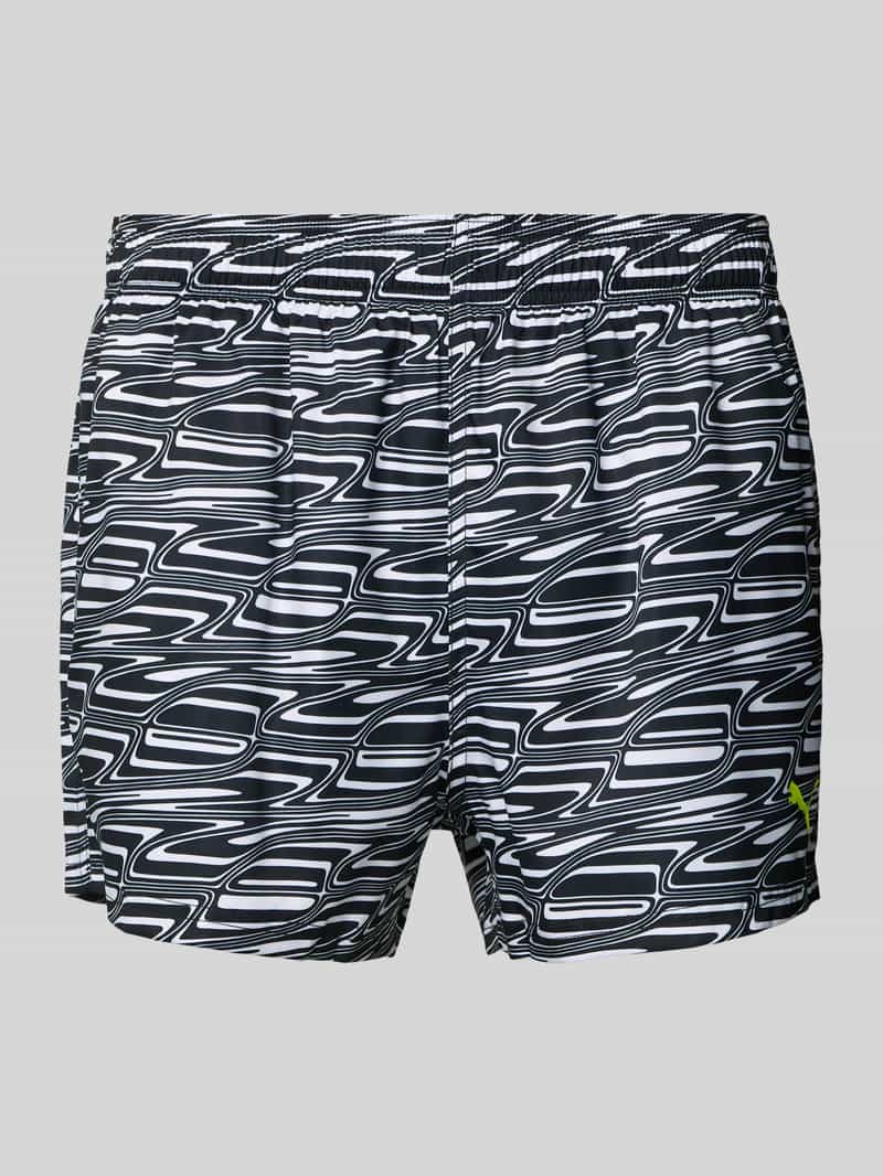 Puma Slim fit zwembroek met logoprint