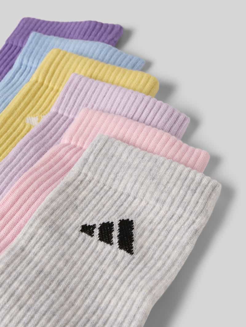 ADIDAS SPORTSWEAR Sokken met labelprint in een set van 6 paar