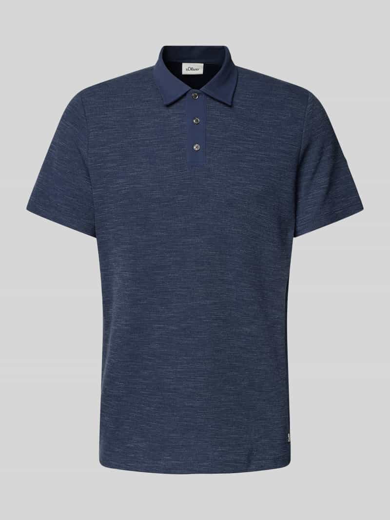 s.Oliver RED LABEL Regular fit poloshirt van katoenmix