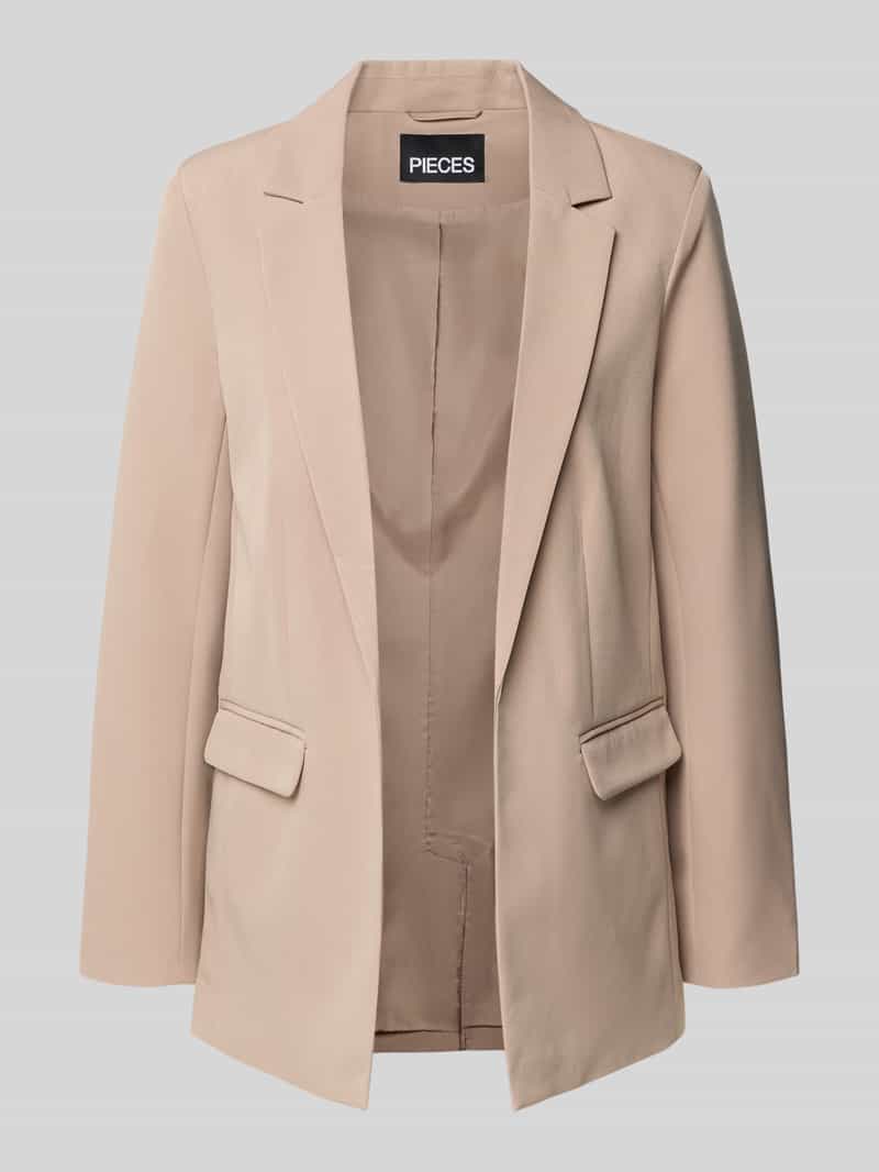 loose fit longblazer met coupenaden model 'BOZZY'