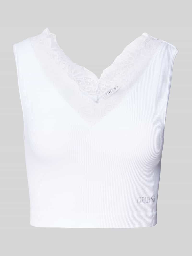Guess Korte top in riblook model 'RAQUEL'