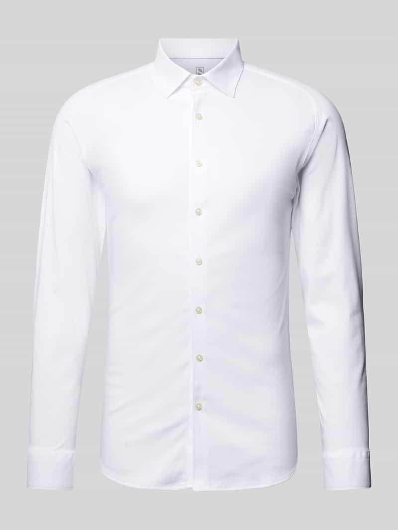 Desoto Slim fit zakelijk overhemd met kentkraag