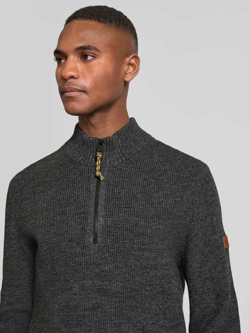 camel active Gebreide pullover met ribboorden