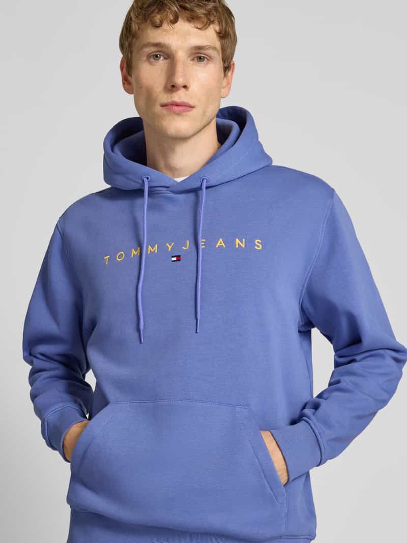 Tommy Jeans Regular fit hoodie van katoenmix