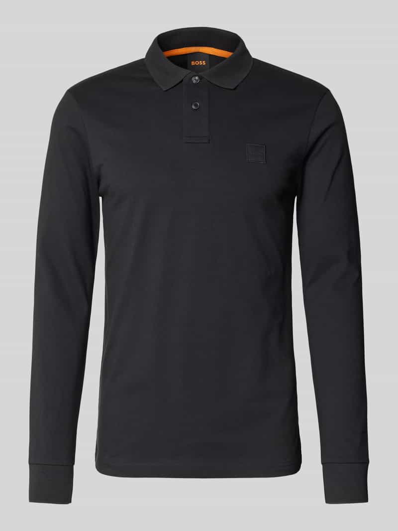 Boss Poloshirt met labeldetail zwart, foto 7