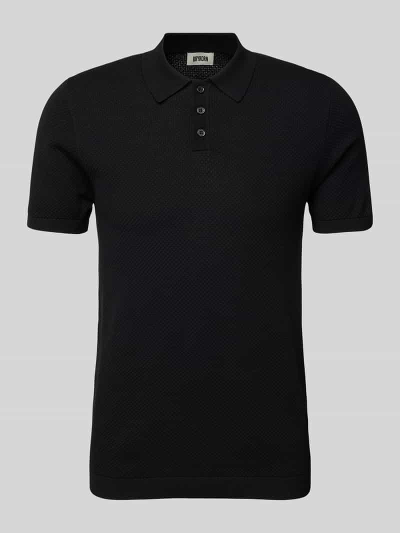 drykorn Slim fit poloshirt met structuurmotief model 'TRITON'