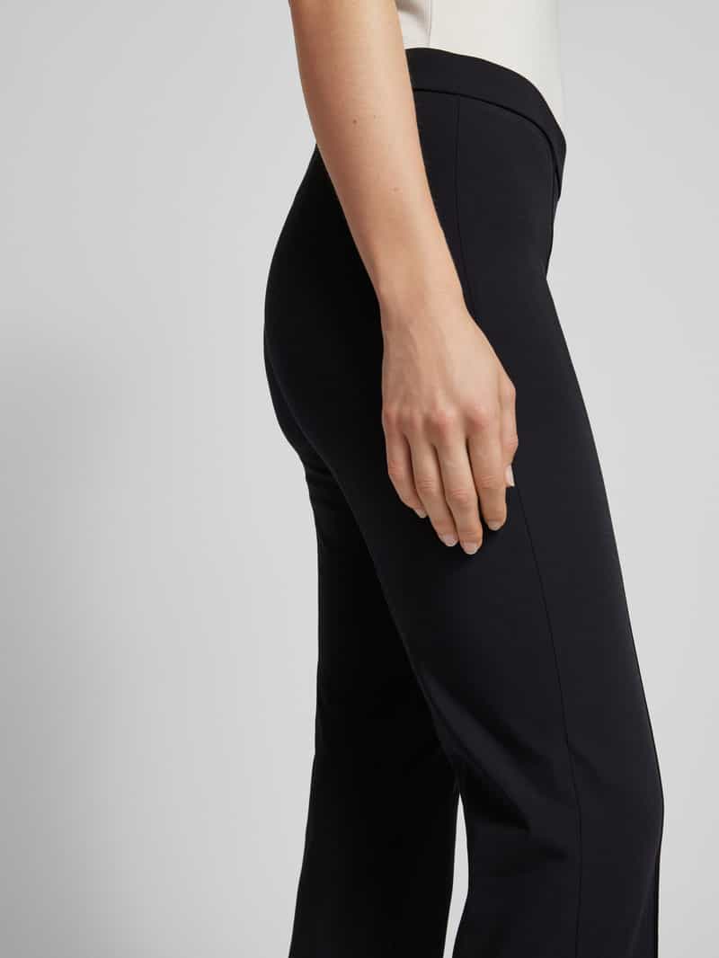 RAFFAELLO ROSSI Slim fit stoffen broek met vaste persplooien model 'MACY'