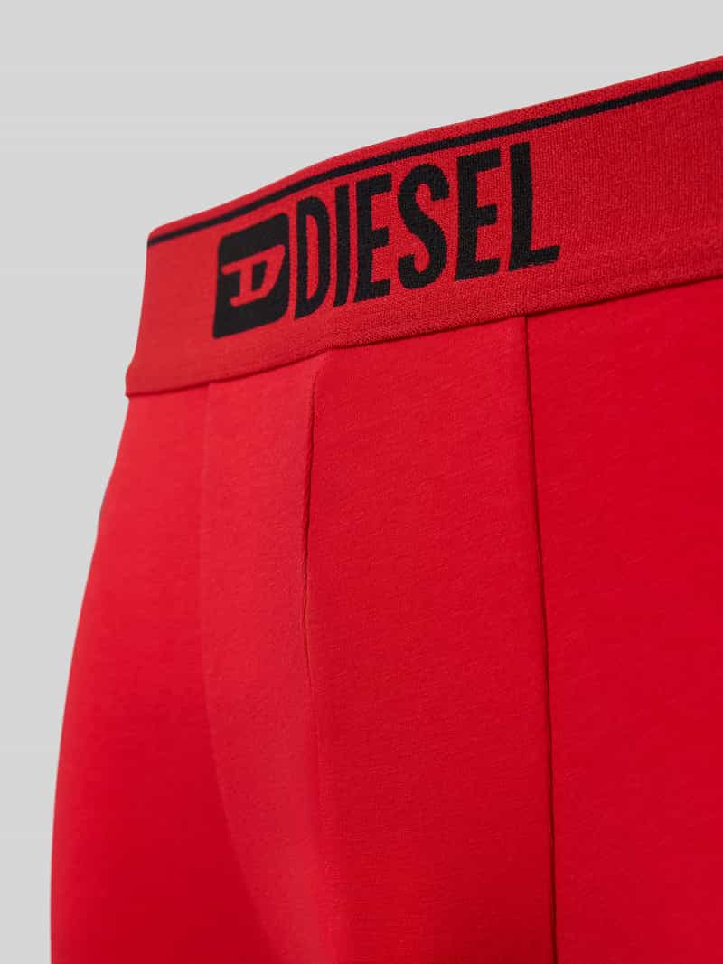 Diesel Boxershort met logostitching in een set van 3 paar model 'Damien'