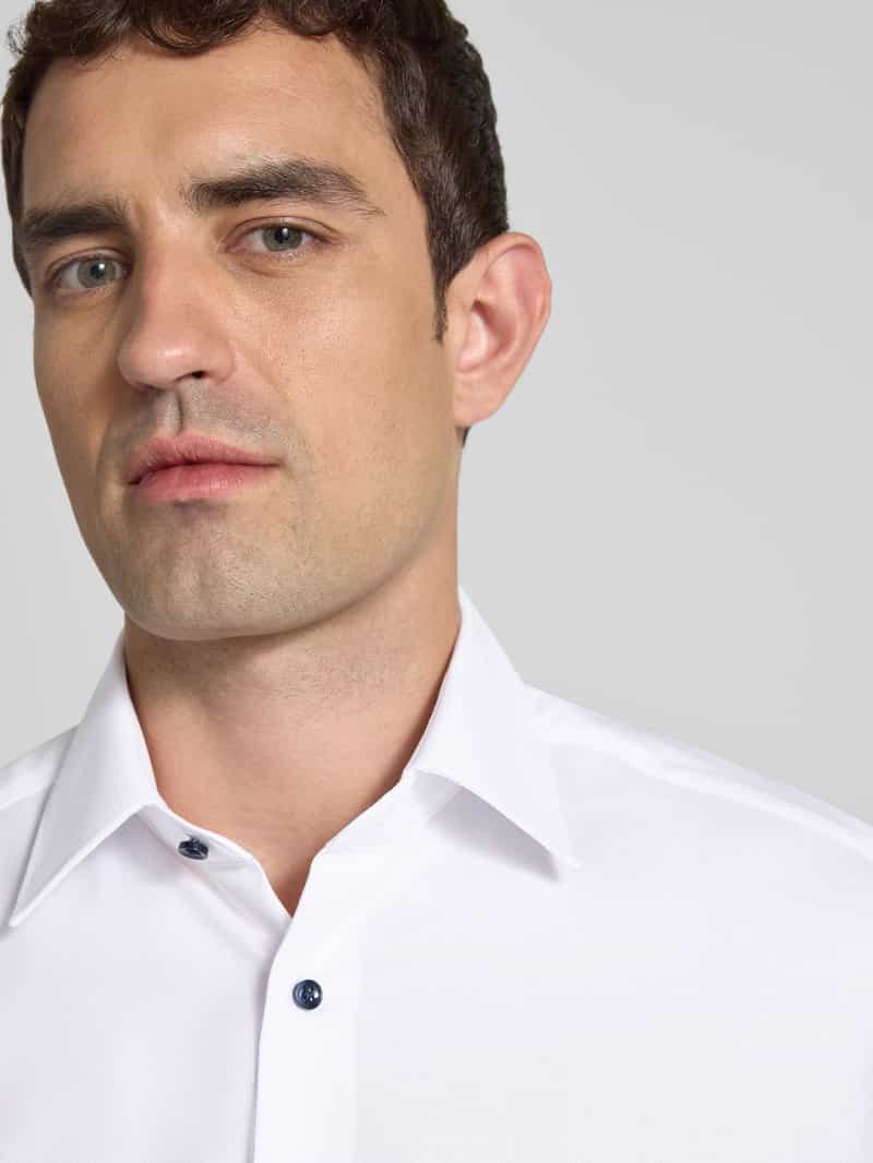 Eterna Comfort fit zakelijk overhemd met kentkraag