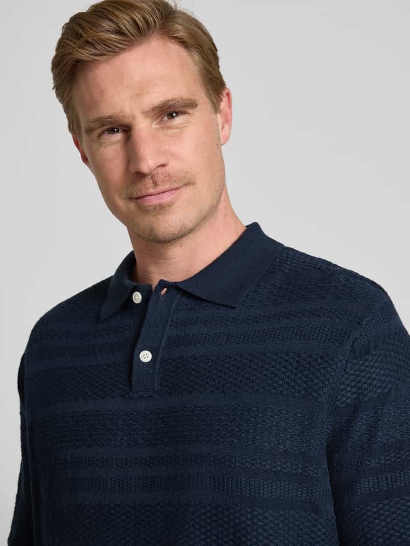Selected Homme Relaxed fit poloshirt van puur katoen model 'FOAM'