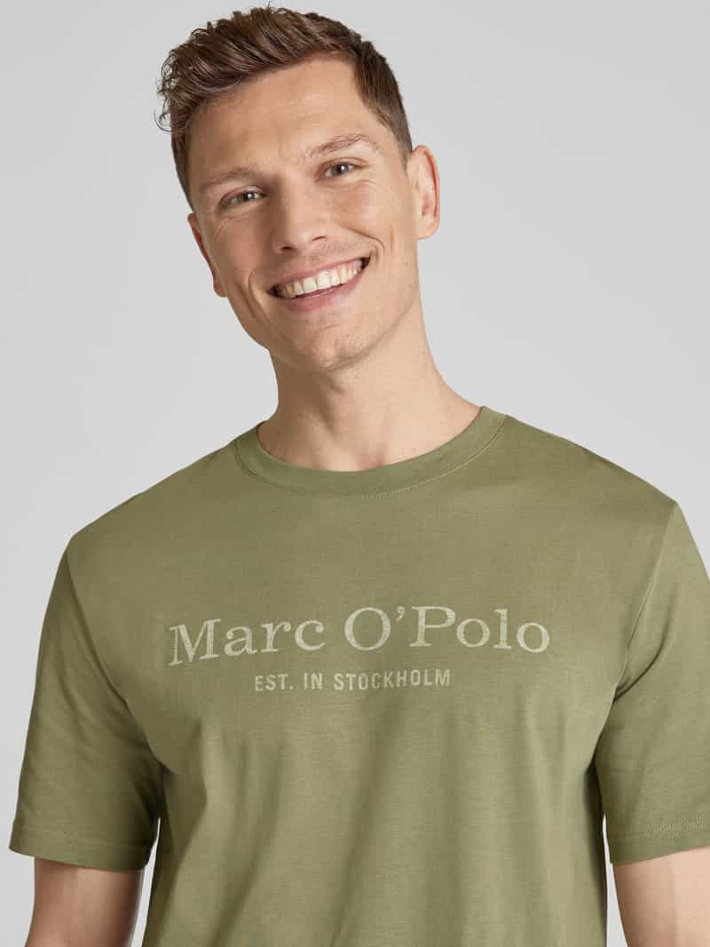 Marc O'Polo T-shirt met labelprint