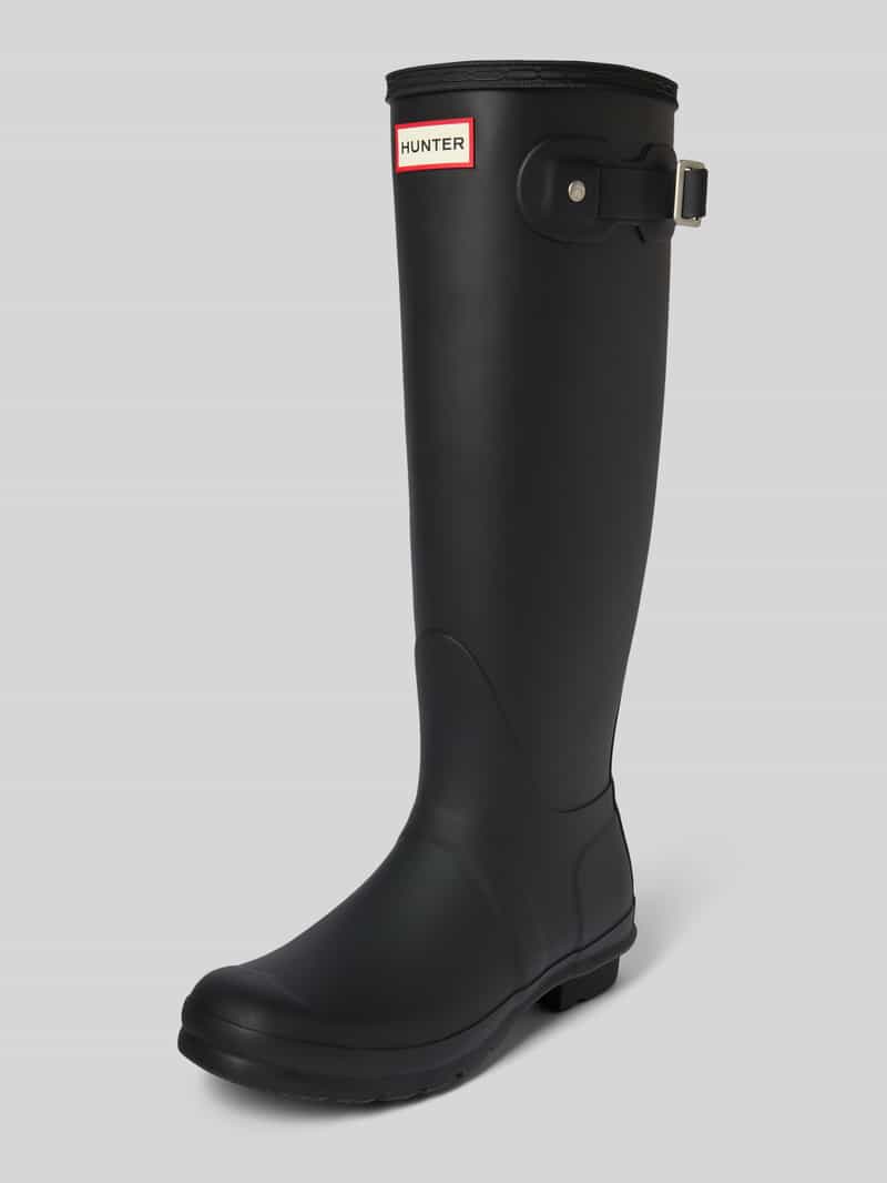 Rubberlaarzen met labeldetail