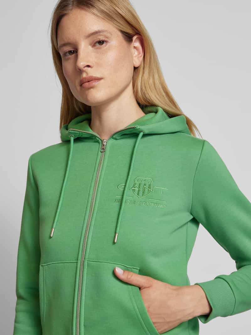 Gant Sweatjack met labelstitching