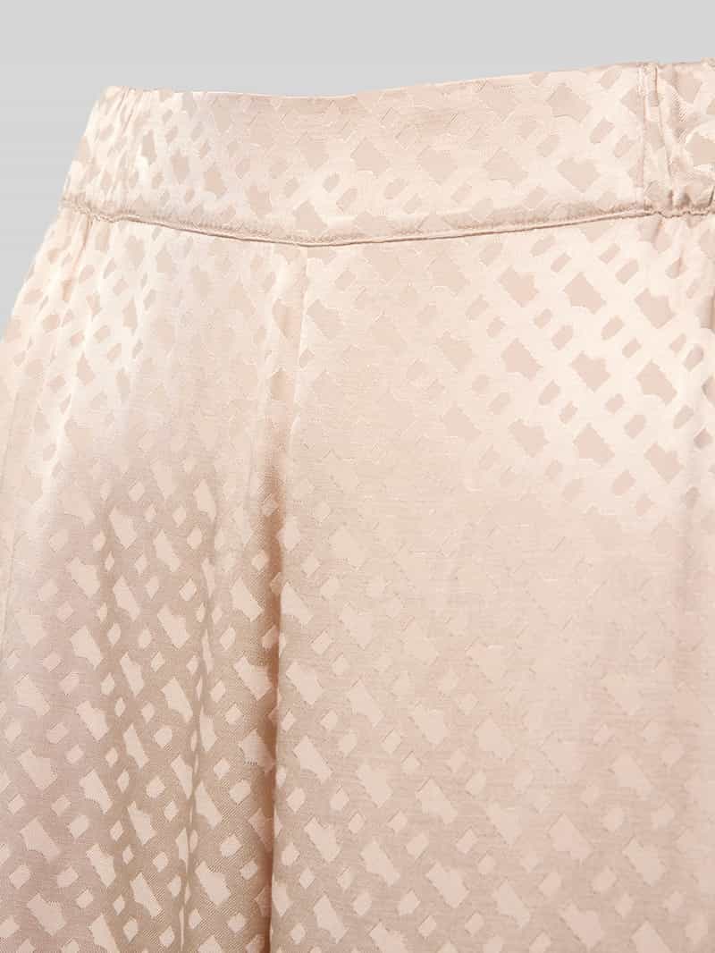 Boss Wide leg pyjamabroek van pure viscose model 'MONOGRAM_PANTS'