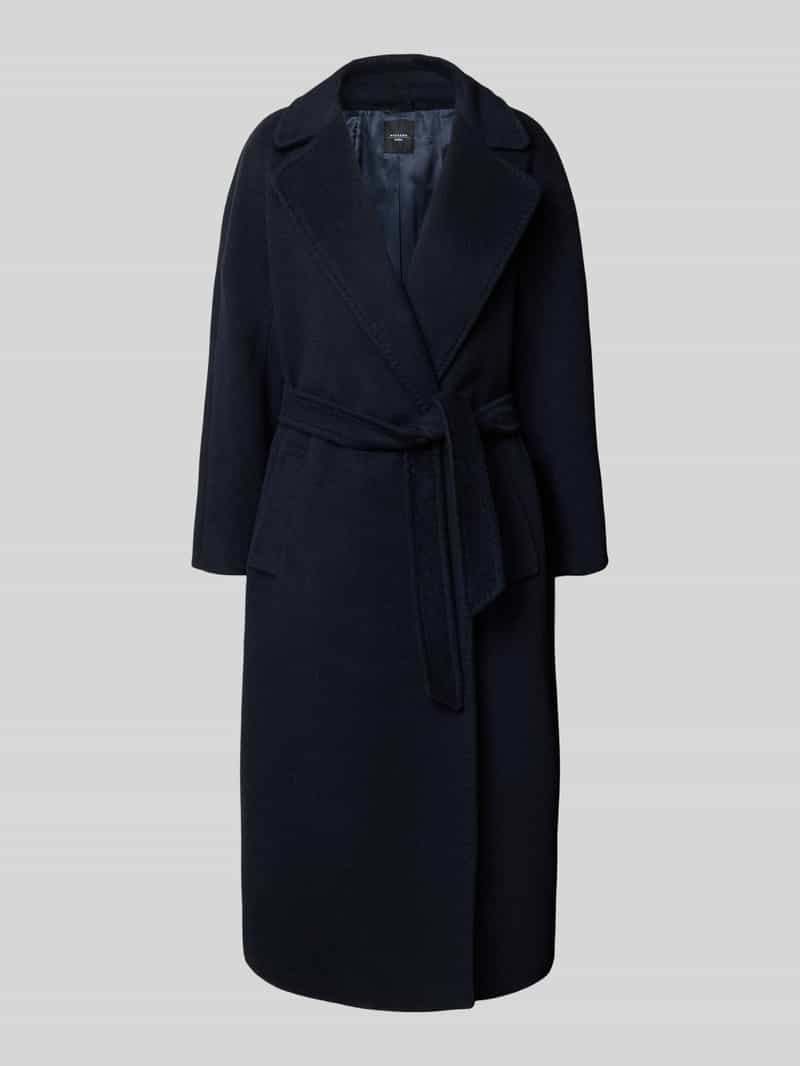 Weekend Max Mara Regular fit lange wollen jas met alpaca en mohair model 'TEMPERA'