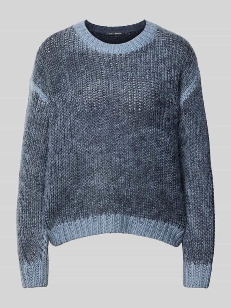 LUISA CERANO Gebreide pullover met extra brede schouders