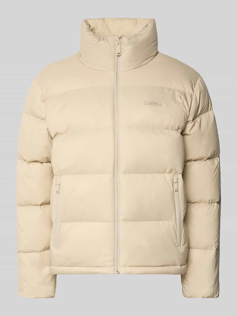 CK Calvin Klein Gewatteerd jack met opstaande kraag