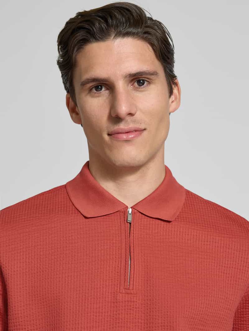 MCNEAL Poloshirt met korte ritssluiting