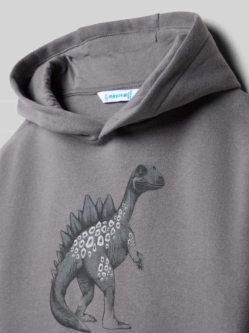 Mayoral Regular fit hoodie met motiefprint