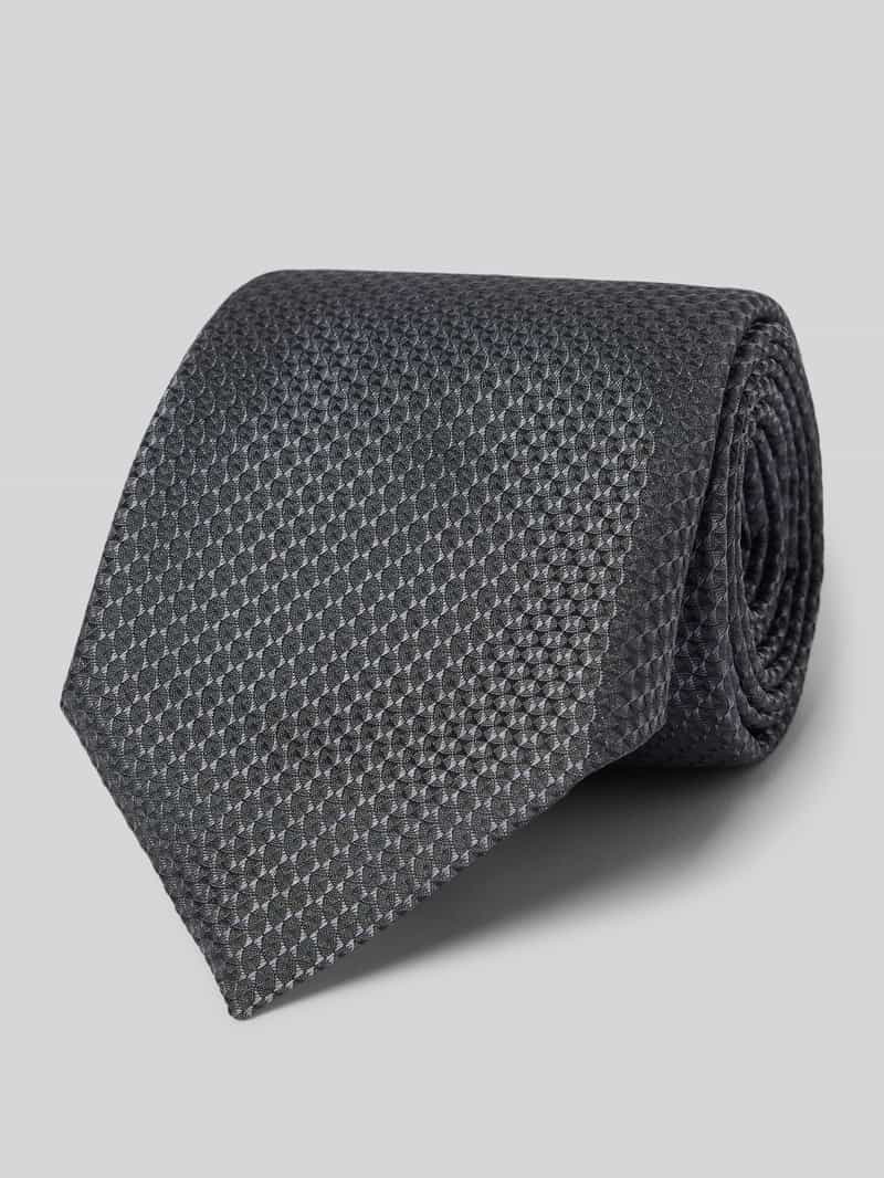 Boss Stropdas van zijdemix (7 5 cm)