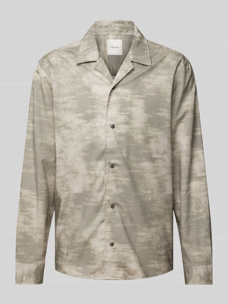 CK Calvin Klein Oversized overhemdjack van viscose met doorknoopsluiting